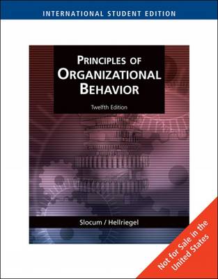 Book cover for Principles of Organizational Behavior