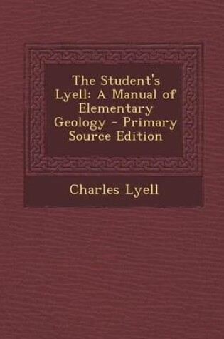 Cover of The Student's Lyell