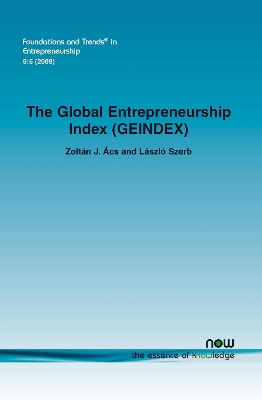 Book cover for The Global Entrepreneurship Index (GEINDEX)