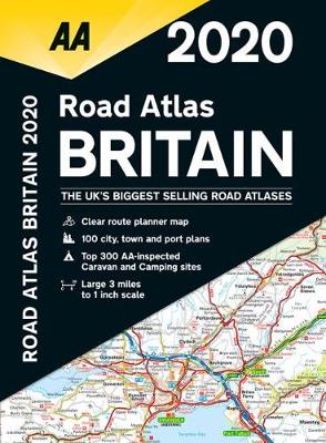 Book cover for AA Road Atlas Britain 2020