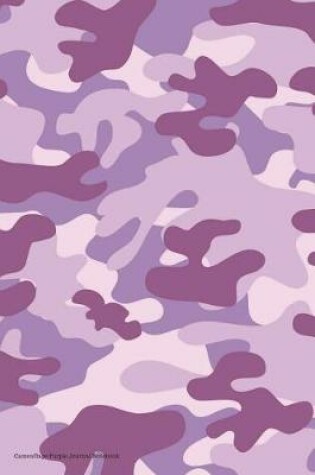 Cover of Camouflage Purple Journal Notebook