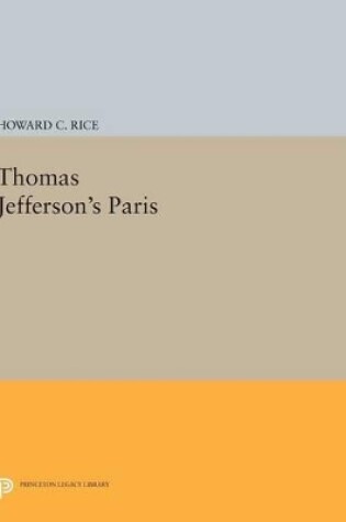 Cover of Thomas Jefferson's Paris