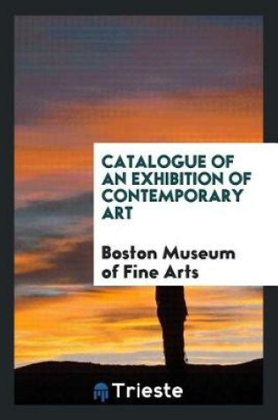 Cover of Catalogue of an Exhibition of Contemporary Art
