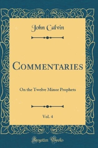 Cover of Commentaries, Vol. 4
