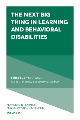 Cover of The Next Big Thing in Learning and Behavioral Disabilities