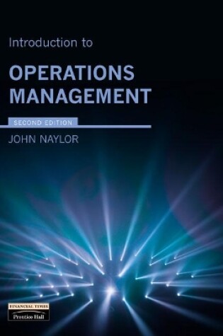 Cover of Introduction to Operations Management