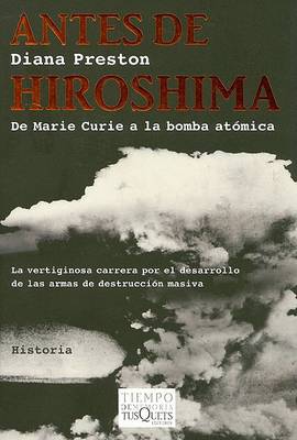 Book cover for Antes de Hiroshima