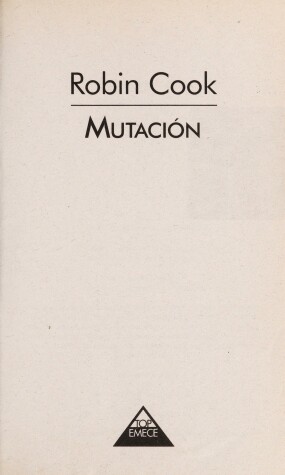 Book cover for Mutacion