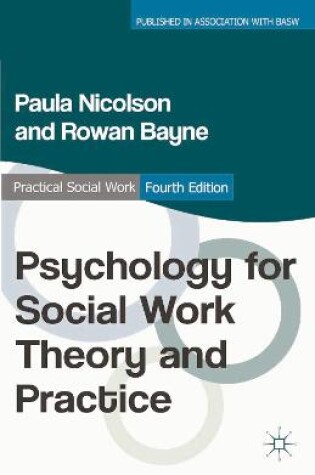 Cover of Psychology for Social Work Theory and Practice