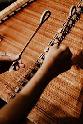 Book cover for Hammered Dulcimer Journal