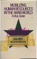 Book cover for Mobilizing Human Resources in the Arab World