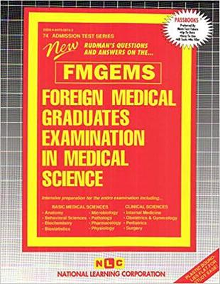 Book cover for FOREIGN MEDICAL GRADUATES EXAMINATION IN MEDICAL SCIENCE (FMGEMS) (1 VOL.)