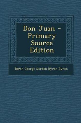 Cover of Don Juan