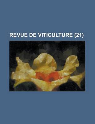 Book cover for Revue de Viticulture (21 )