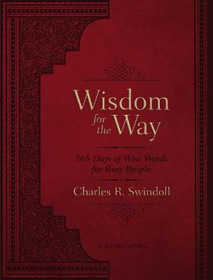 Book cover for Wisdom for the Way, Large Text Leathersoft