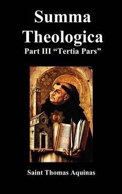 Book cover for SUMMA THEOLOGICA Tertia Pars, (Third Part)