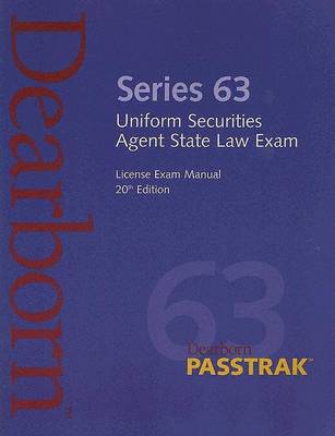 Cover of Series 63 Uniform Securities Agent State Law Exam