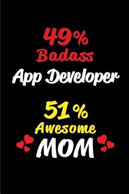 Book cover for 49% Badass App Developer 51 % Awesome Mom