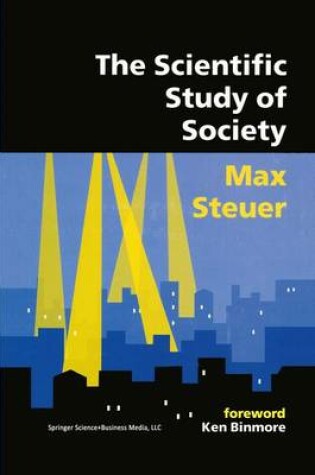 Cover of The Scientific Study of Society