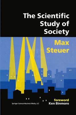 Book cover for The Scientific Study of Society