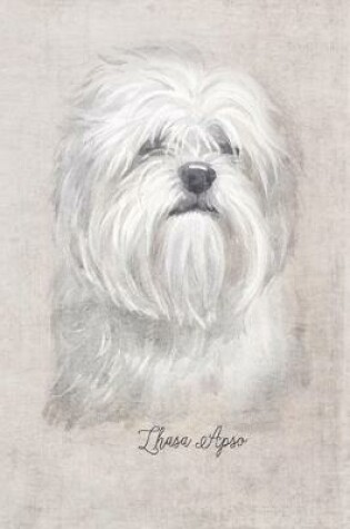 Cover of Lhasa Apso Dog Portrait Notebook