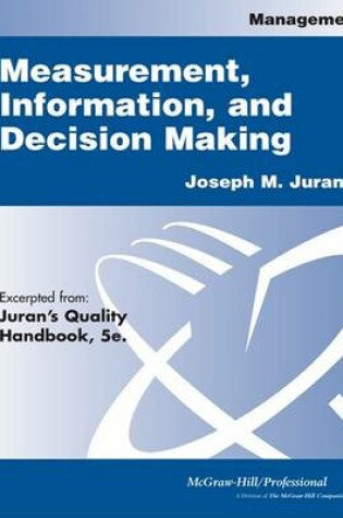 Cover of Measurement, Information, and Decision Making