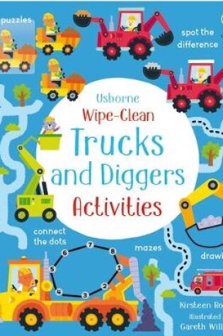 Cover of Wipe-Clean Trucks and Diggers Activities