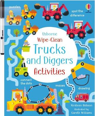 Cover of Wipe-Clean Trucks and Diggers Activities