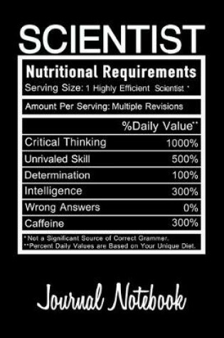 Cover of Scientist Journal Notebook