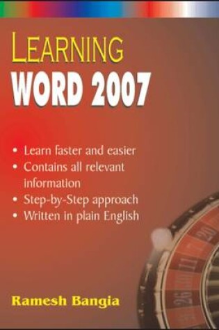 Cover of Learning Ms Word 2007