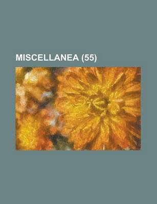 Book cover for Miscellanea (55)
