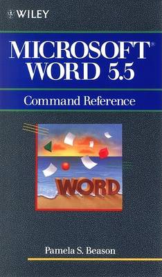 Book cover for Mastering Microsoft WORD 5.0 Command Reference