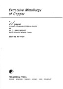 Cover of Extractive Metallurgy of Copper