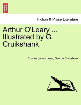Book cover for Arthur O'Leary ... Illustrated by G. Cruikshank.