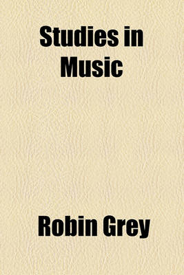 Book cover for Studies in Music