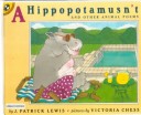 Book cover for Hippopotamusn't