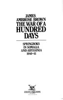Cover of The War of a Hundred Days