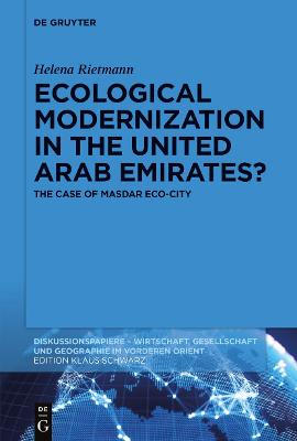 Cover of Ecological Modernization in the United Arab Emirates?
