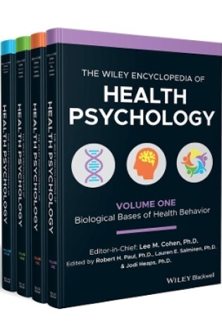 Cover of The Wiley Encyclopedia of Health Psychology, 4 Volume Set