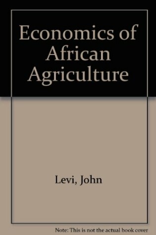 Cover of Economics of African Agriculture