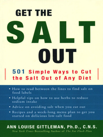 Book cover for Get the Salt Out