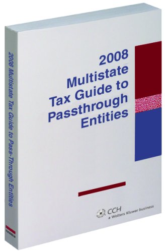 Book cover for Multistate Tax Guide to Pass-Through Entities (2008)