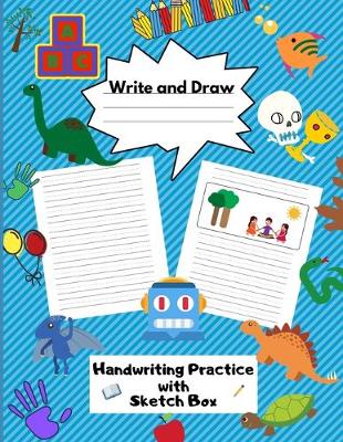 Book cover for Write and Draw Handwriting Practice with Sketch Box