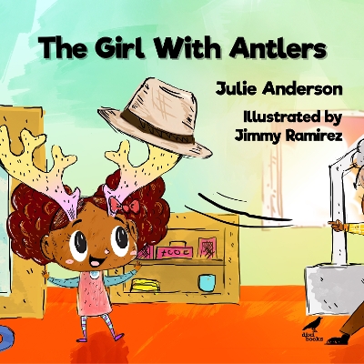 Book cover for The Girl With Antlers