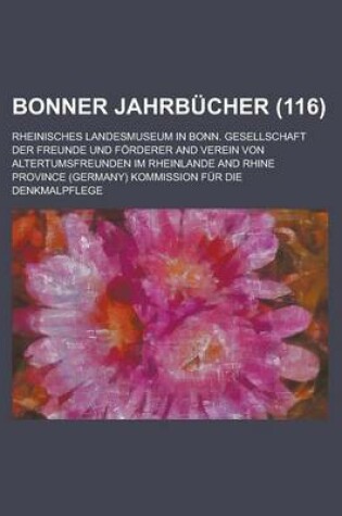 Cover of Bonner Jahrbucher (116)