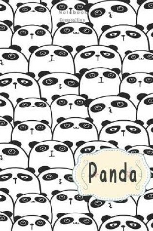 Cover of Composition Notebook Panda