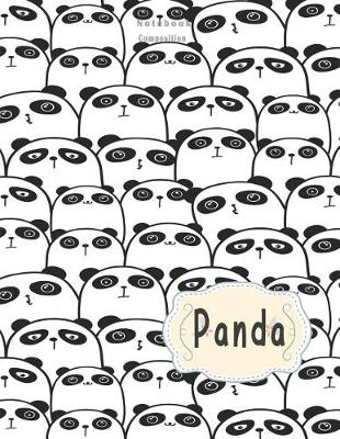 Cover of Composition Notebook Panda