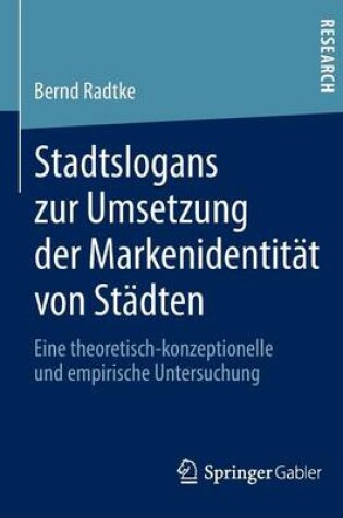 Cover of Stadtslogans Zur Umsetzung Der Markenidentitat Von Stadten