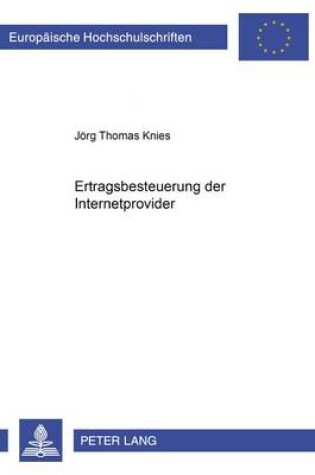 Cover of Ertragsbesteuerung Der Internetprovider