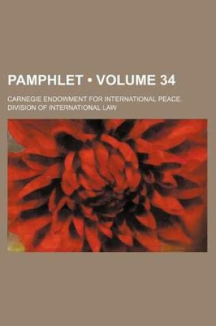 Cover of Pamphlet (Volume 34)